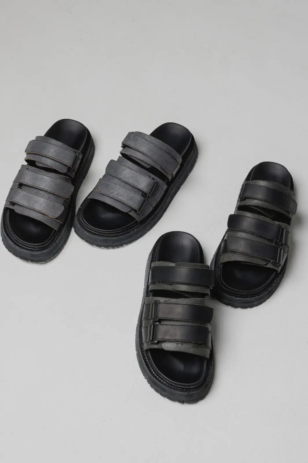 Sandals calf leather Blue Reverse