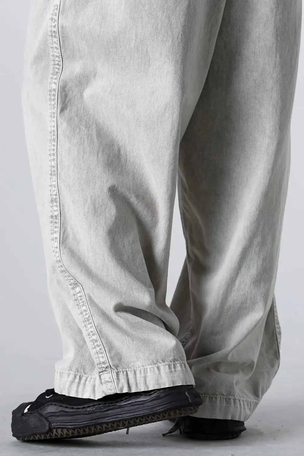 HANK Original sole Toe cap sneaker LOW canvas Black/Black