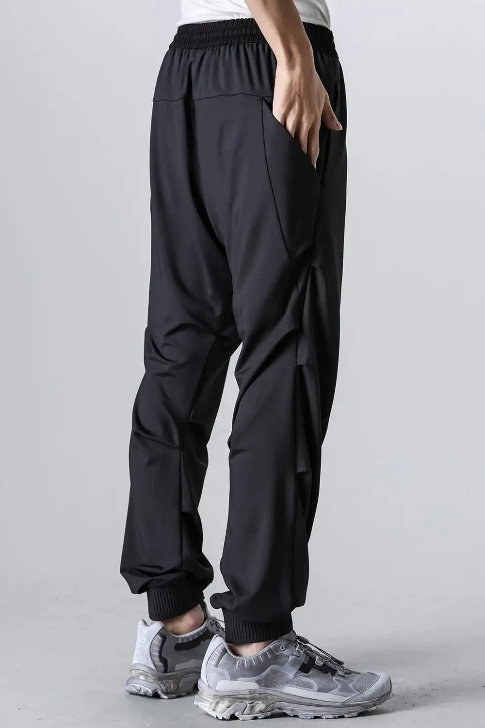 Jogger pants hybrid yarn jersey