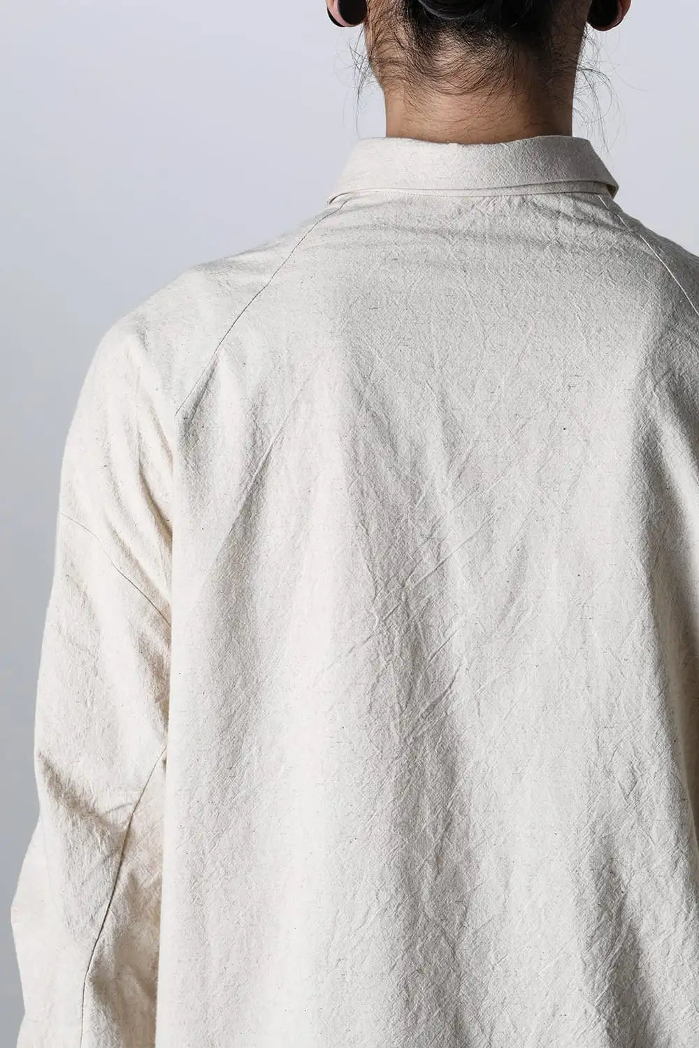 シャツ ルーズフィット コットンヘンプ