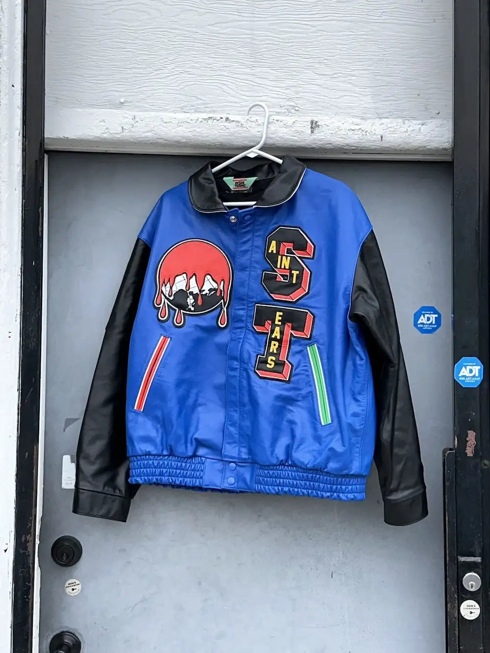 DENIM TEARS × SAINT Mxxxxxx HOLY GRAIL Varsity Jacket