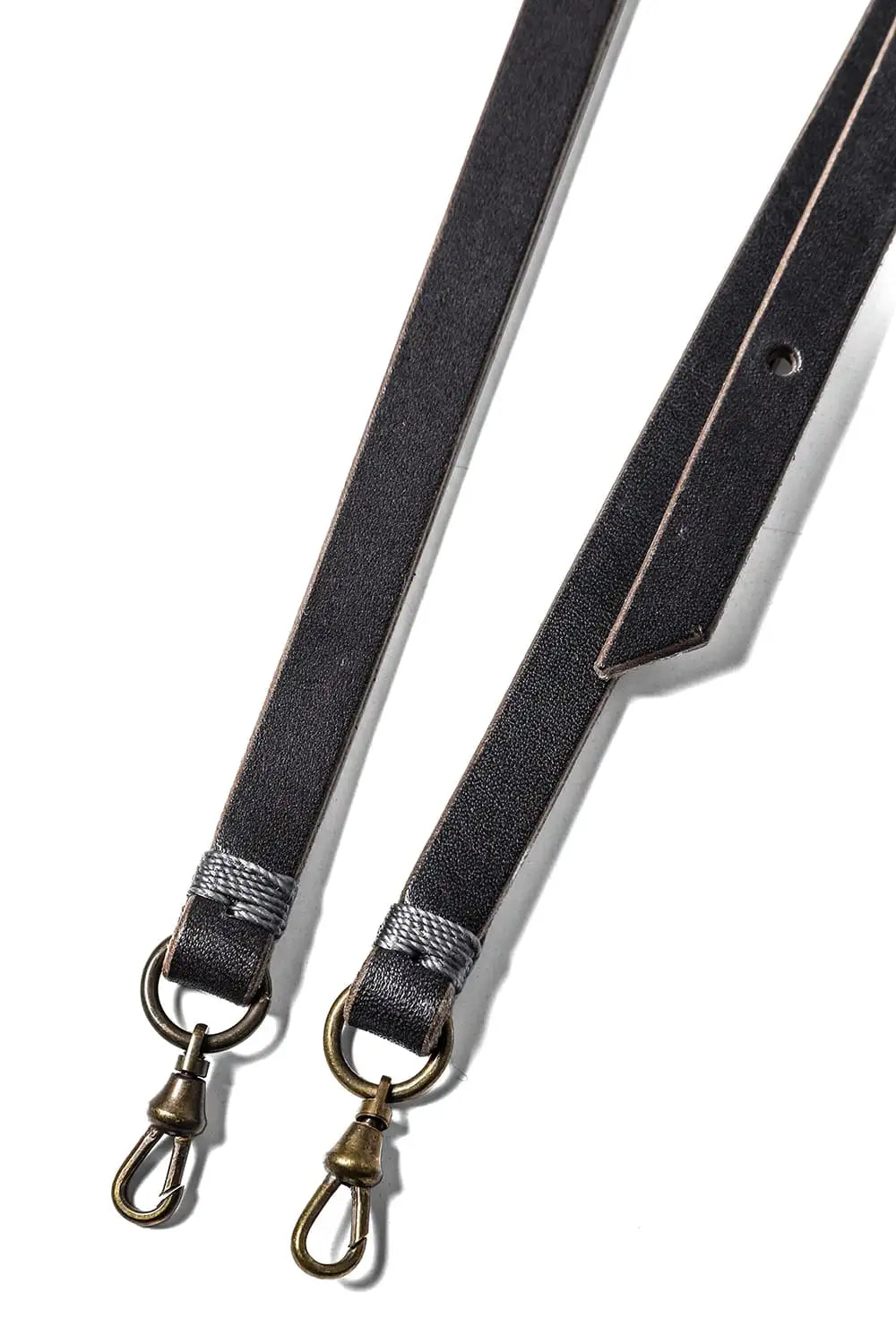 Phone Strap Conceria 800 oil bread Charcoal Gray