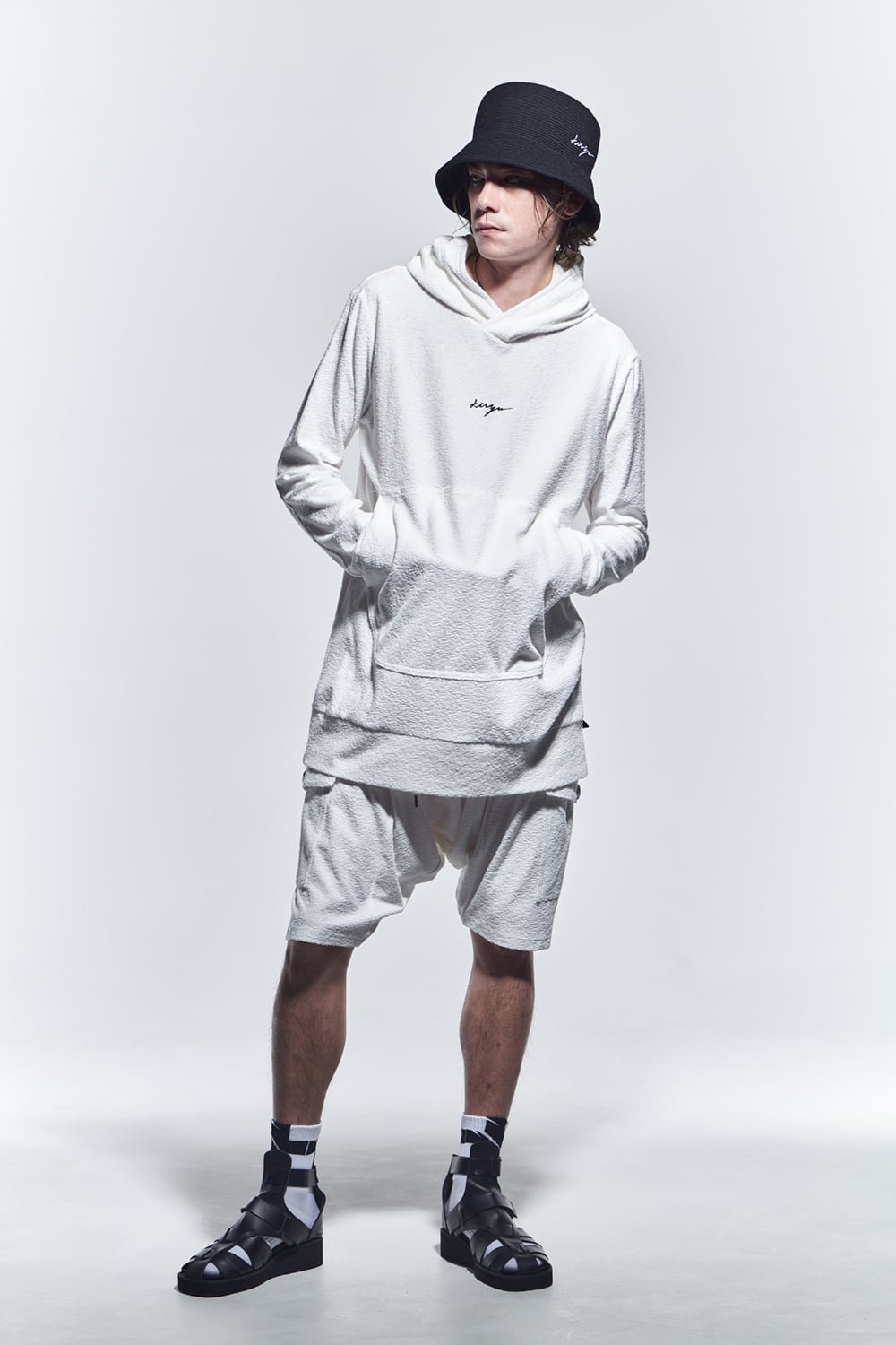 Saruel Half Pants  White