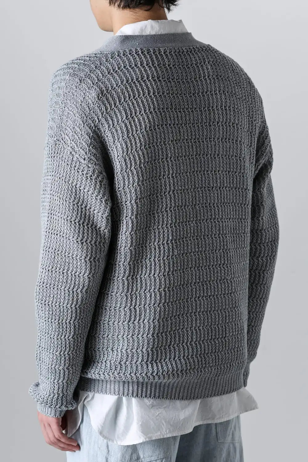 ディバーテッド リブカーディガン