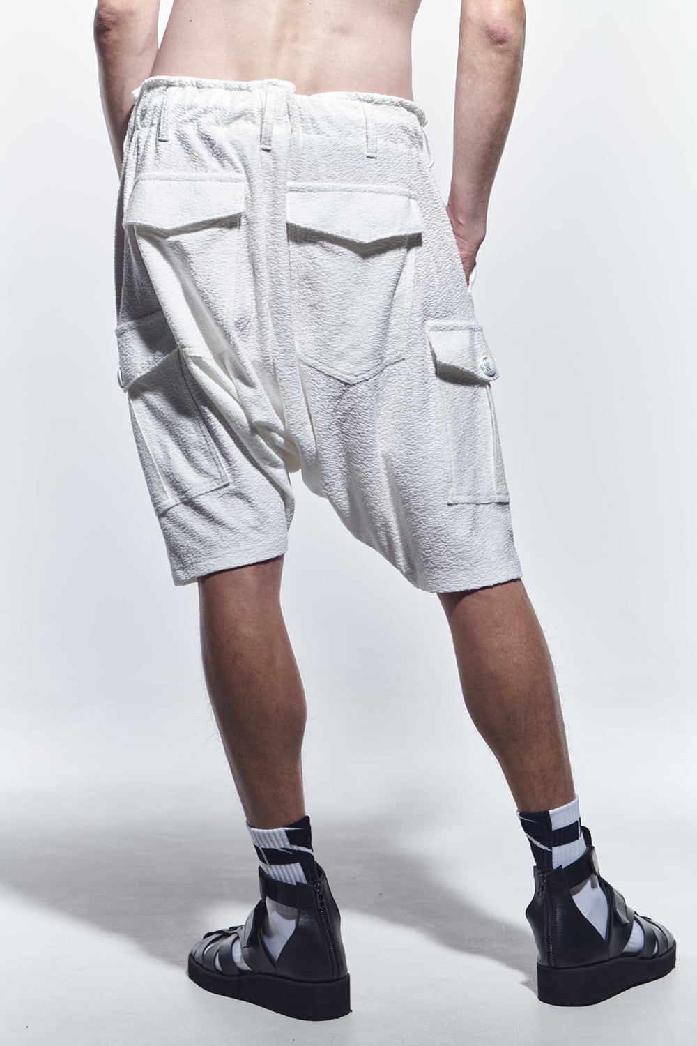 Saruel Half Pants  White