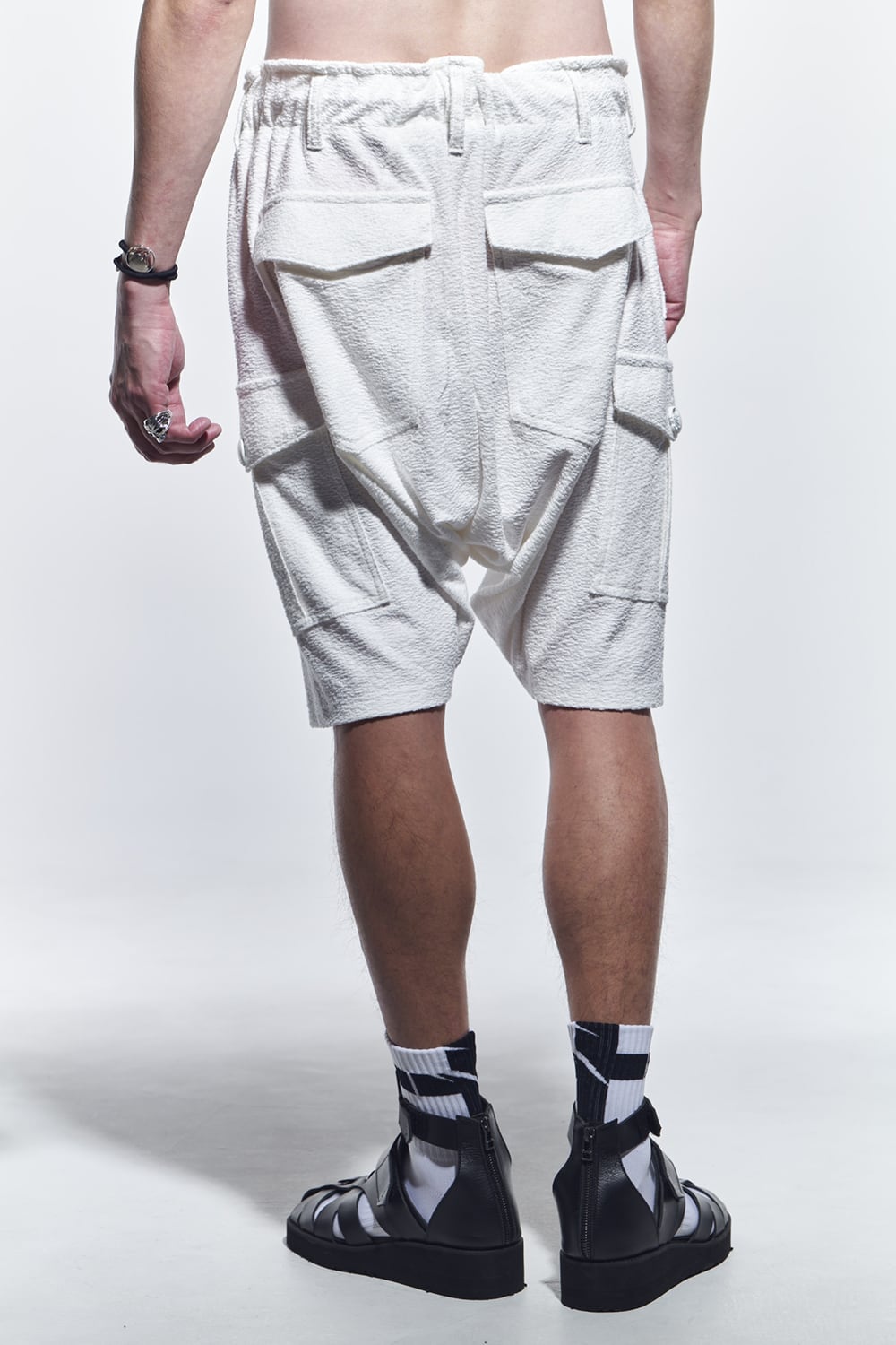 Saruel Half Pants  White