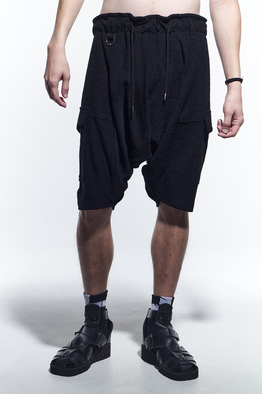 Saruel Half Pants  Black