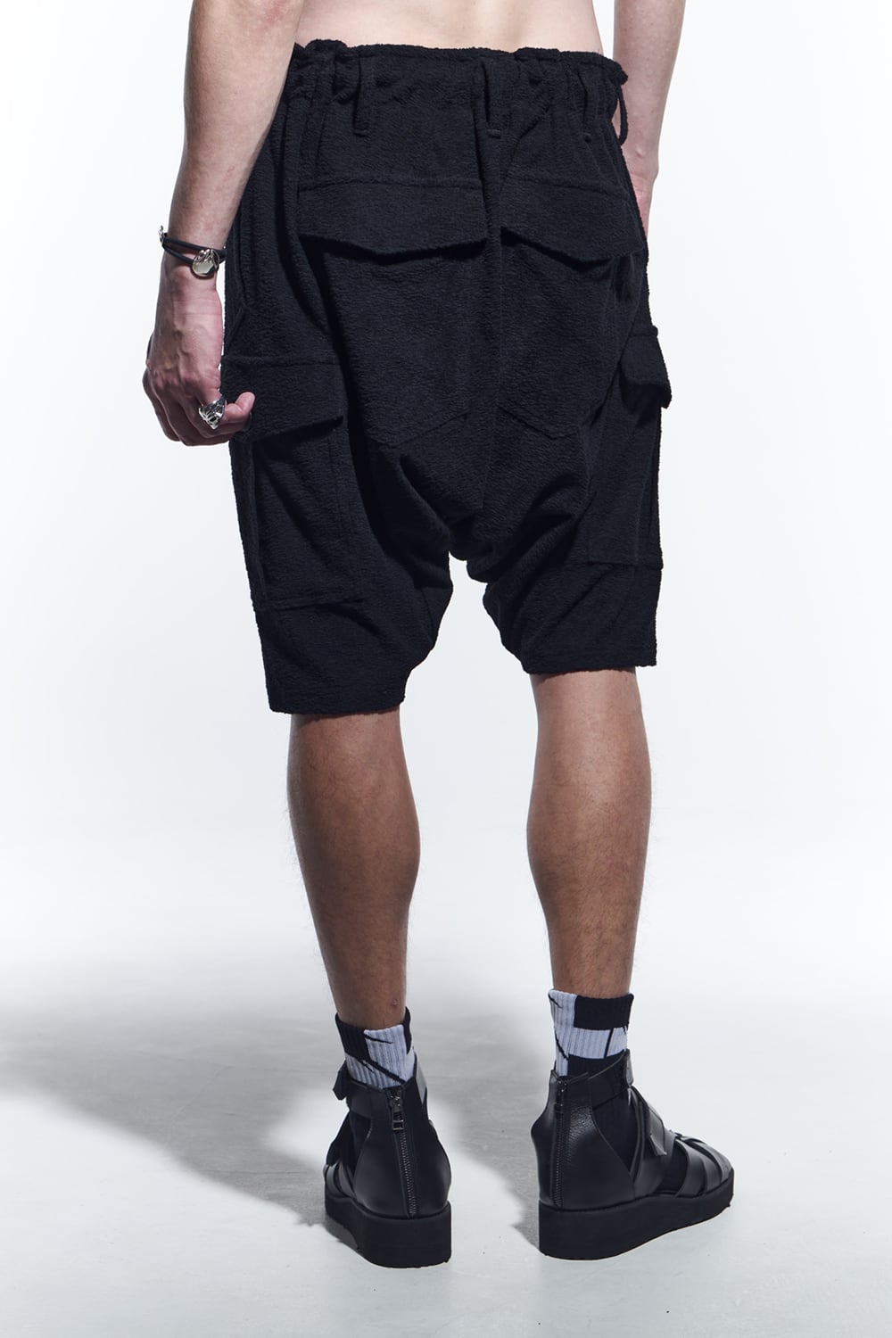 Saruel Half Pants  Black