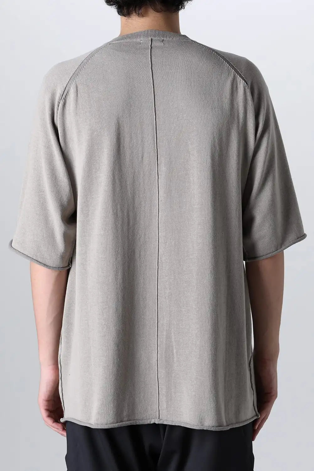 Short sleeve High twist cotton Light Gray