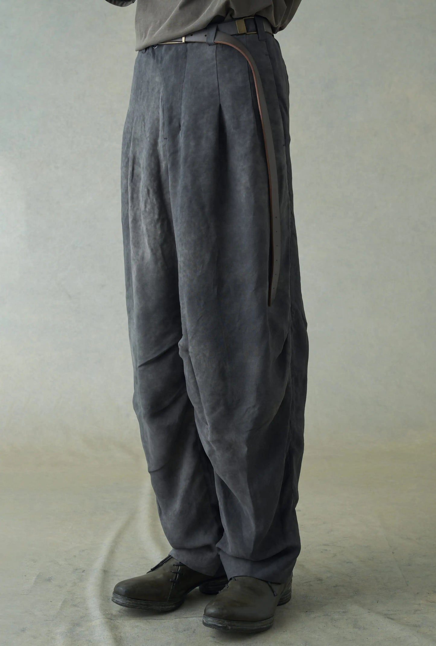 Baggy pants High twist viscose