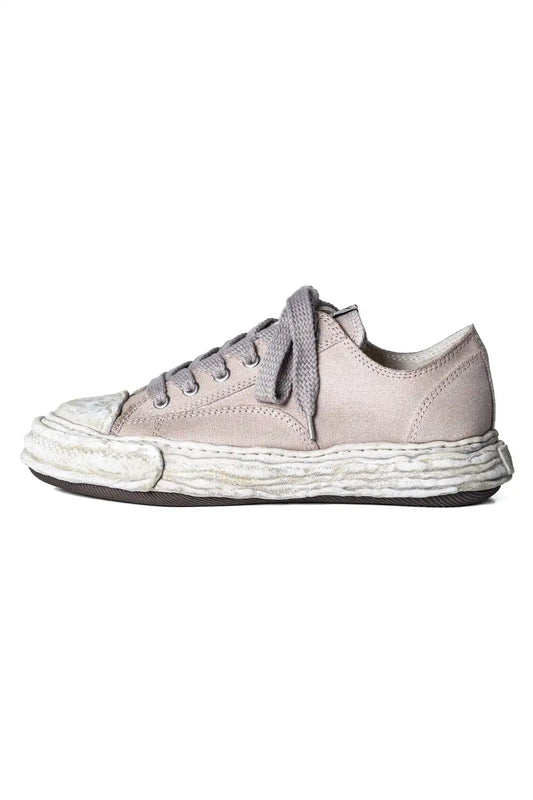 PETERSON 23 canvas garment dye Low-Top sneakers Brown