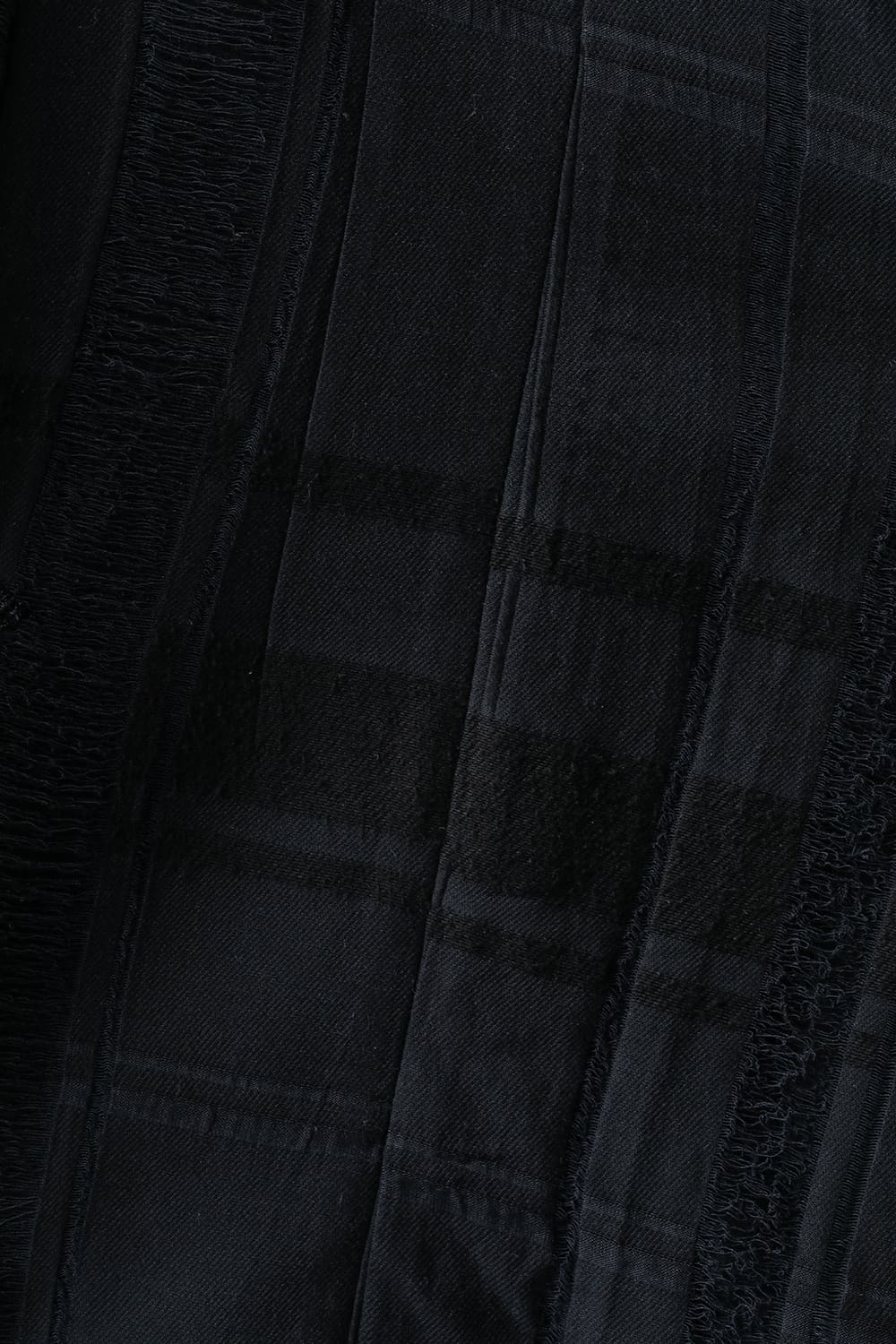 Check Jacquard W-Breasted Shirt Coat