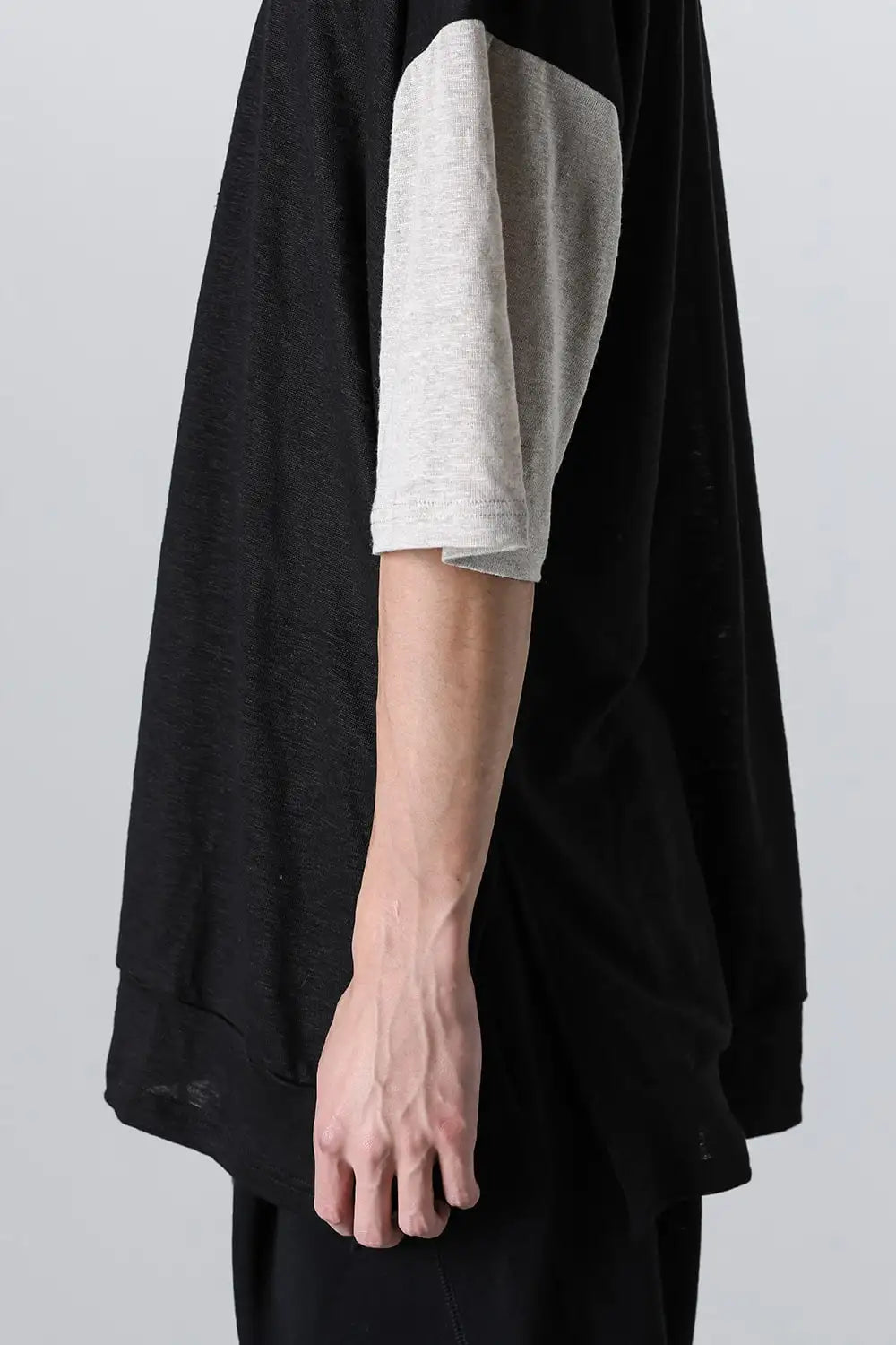 Layered Short Sleeve Reversible T-shirt