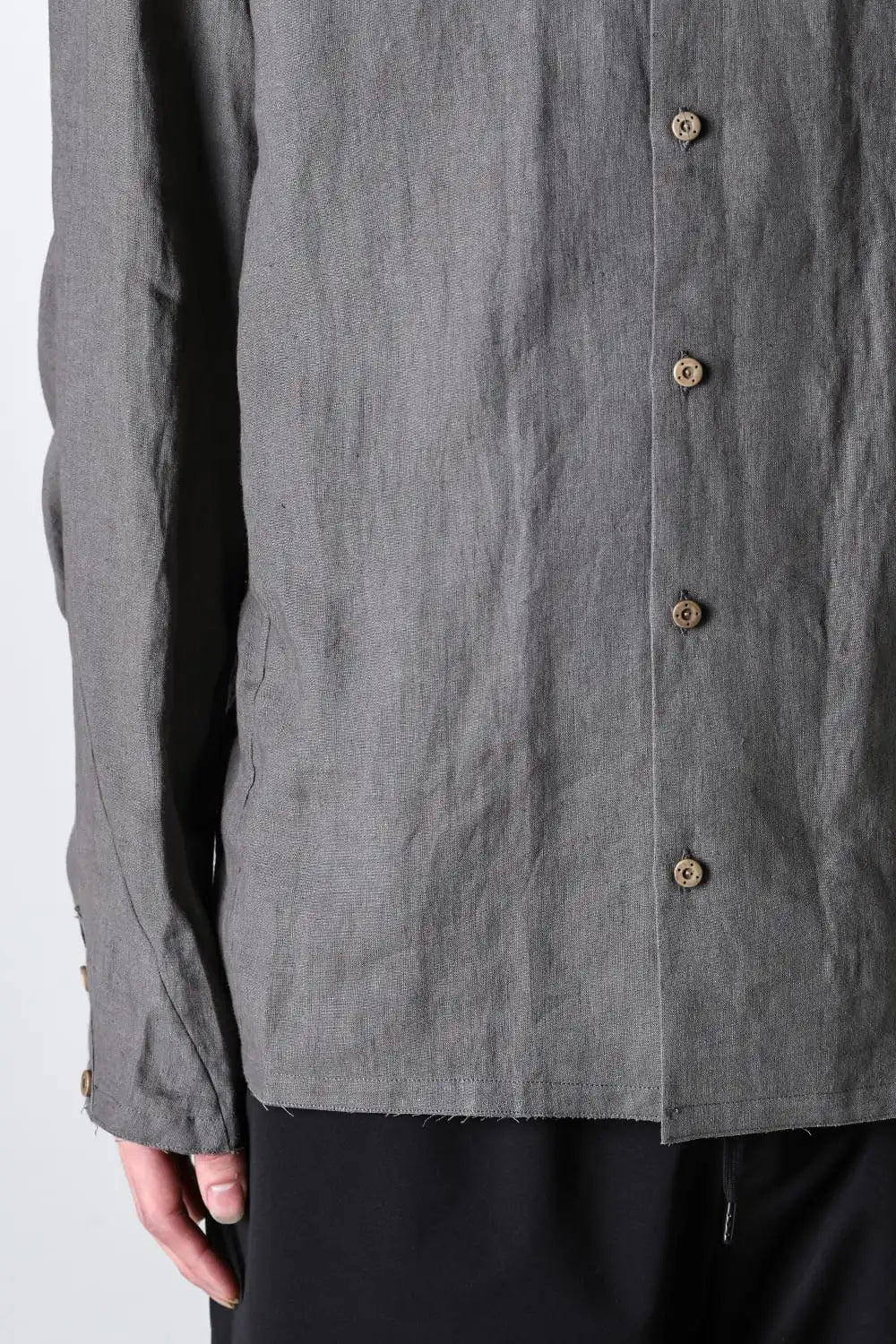 シャツ ルーズフィット ヘンプ Slate Gray