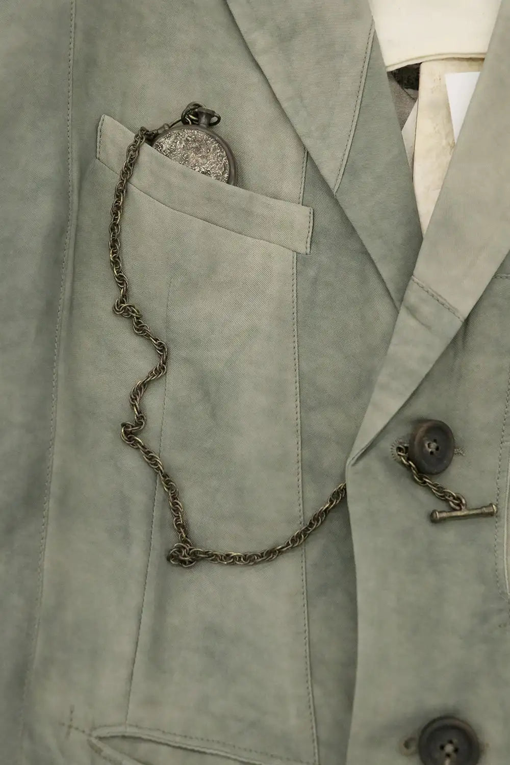 Meteoritic Texture Pocket Watch Style Pendent 04