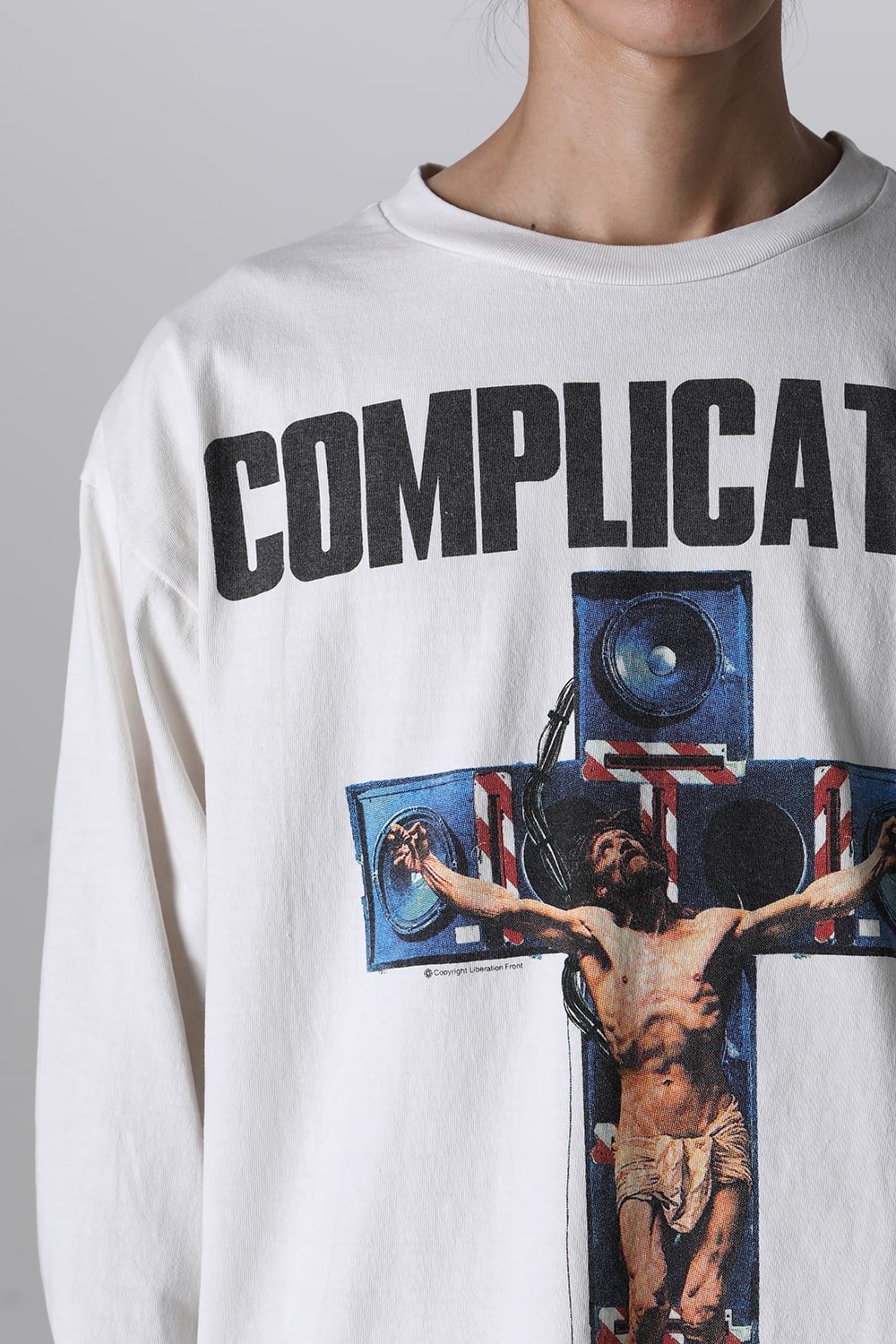 KOSUKE KAWAMURA × ©SAINT M×××××× COMPLICATED Long sleeve T-shirt