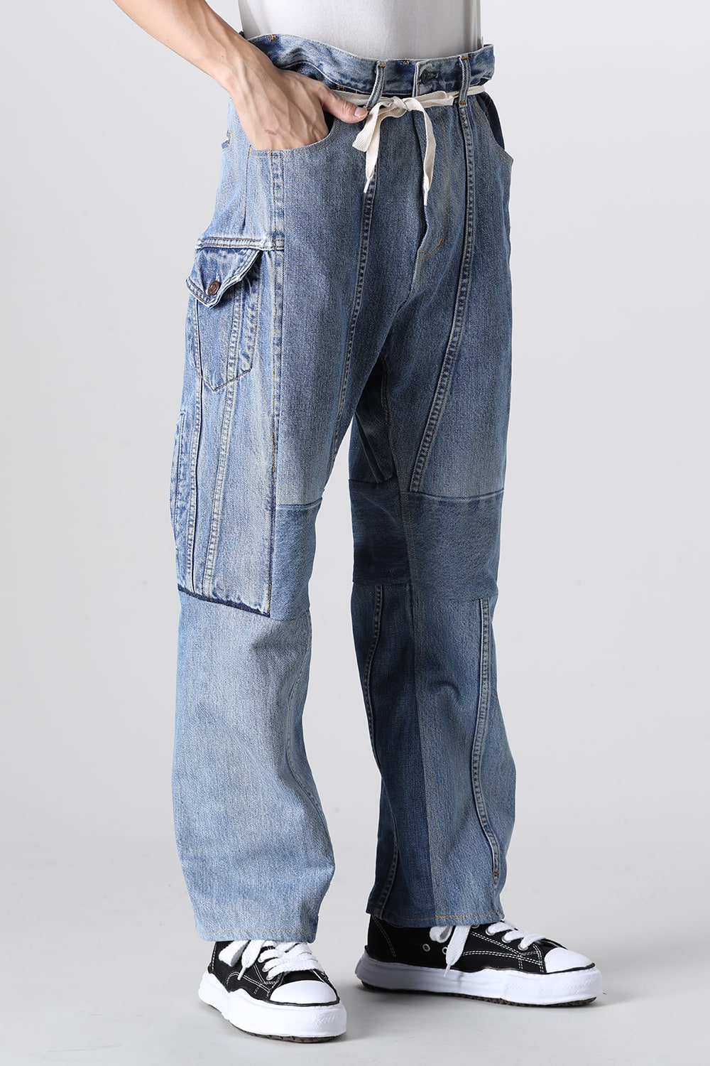 Denim Cargo Pants - L2