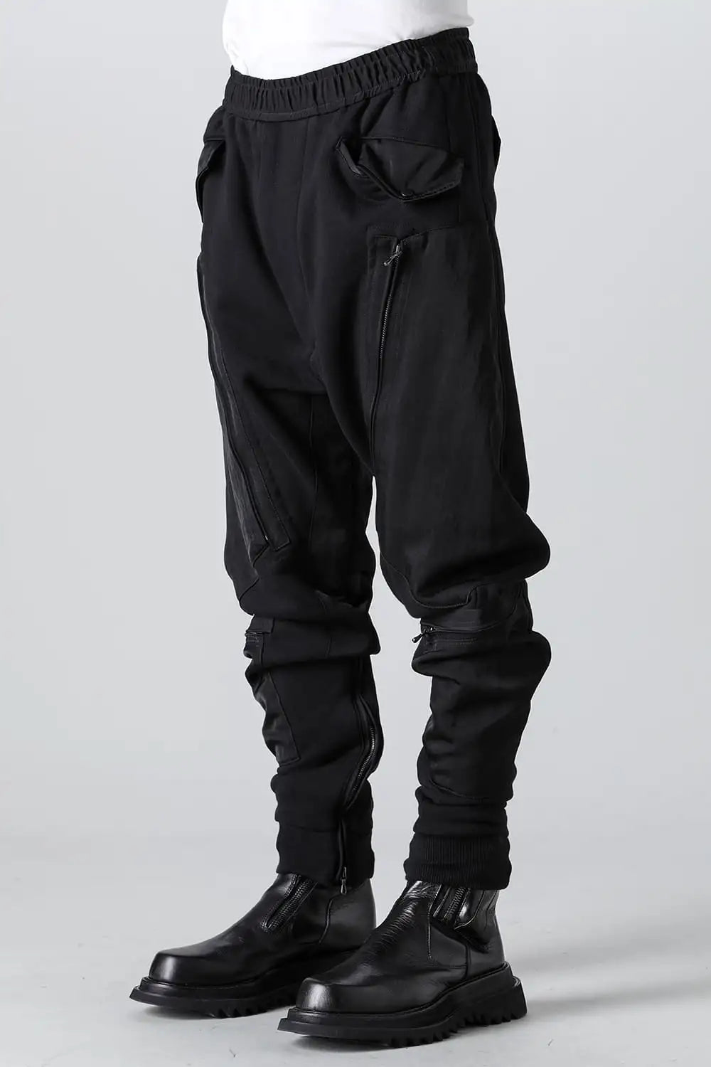 Cotton Sweat Long Zip Pants