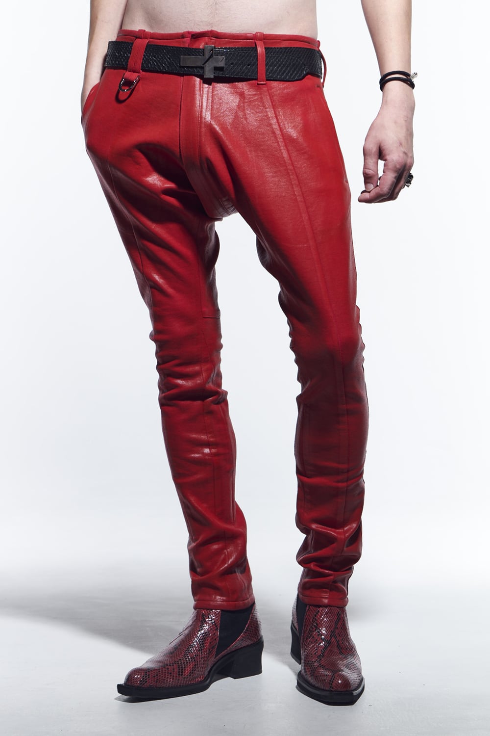 Saruel Curve Bondage Pants