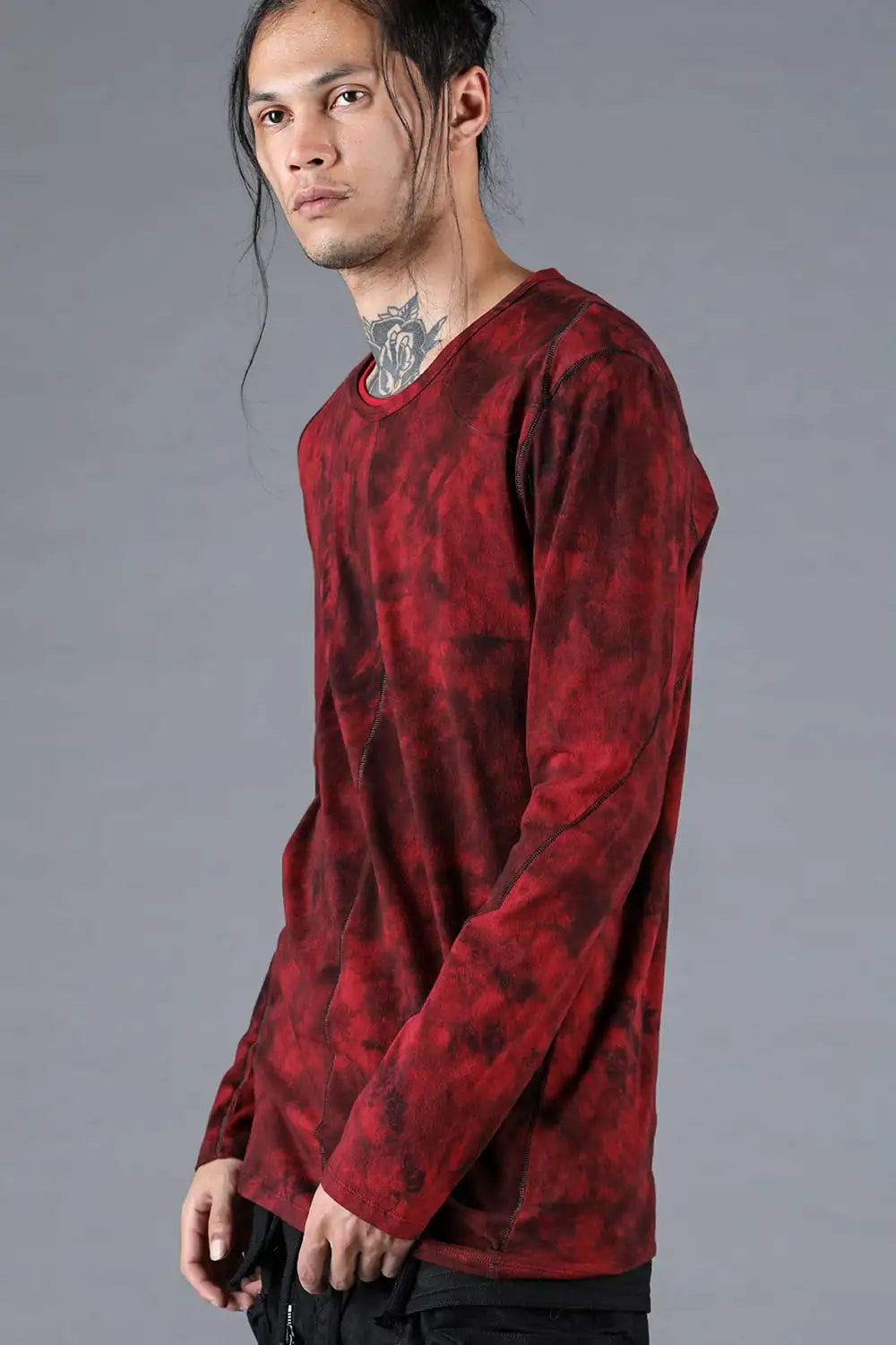 30/- Soft Cotton Jersey Long Sleeve T-Shirt Red