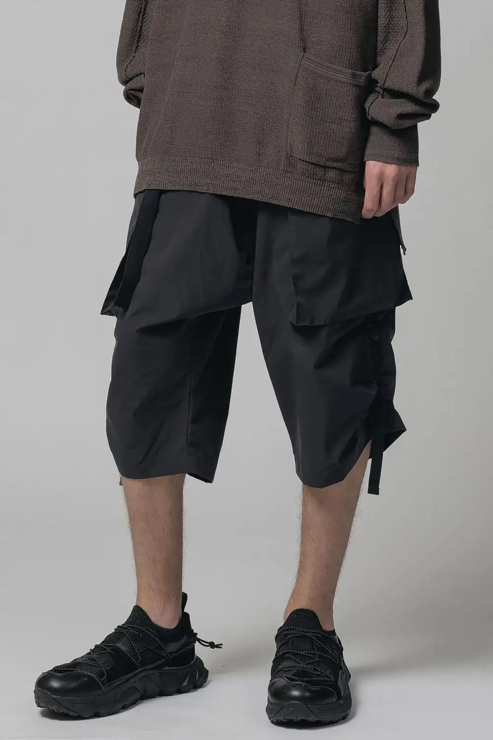 Water-Repellent Short Pants Dark Gray