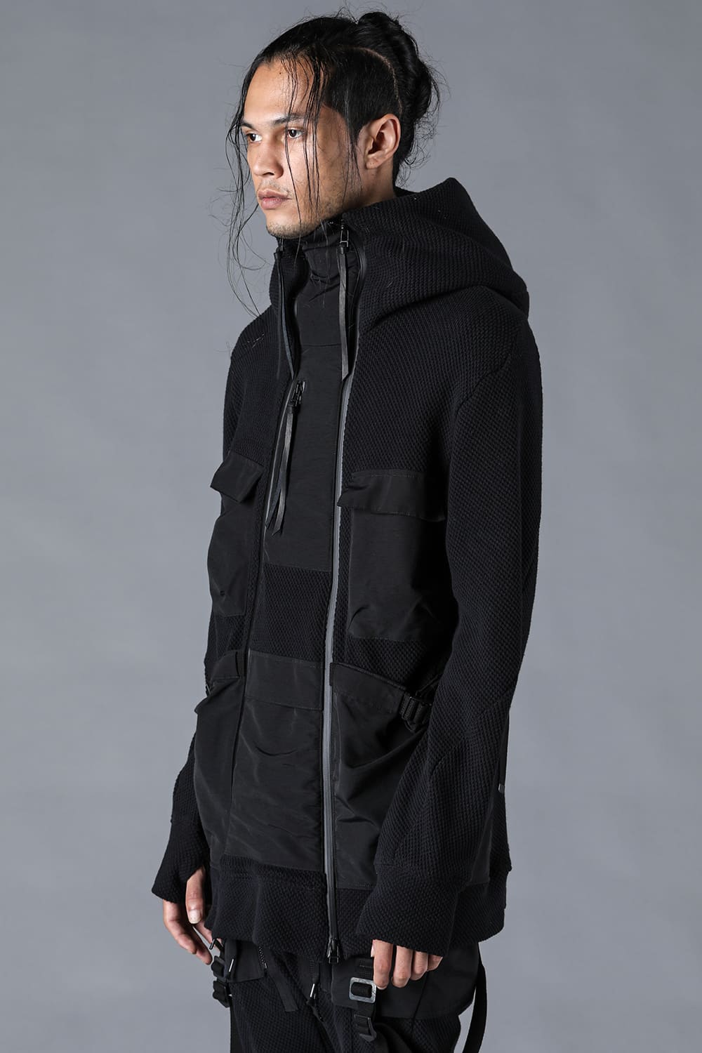Honeycomb Cotton Tactical Hooded Jacket