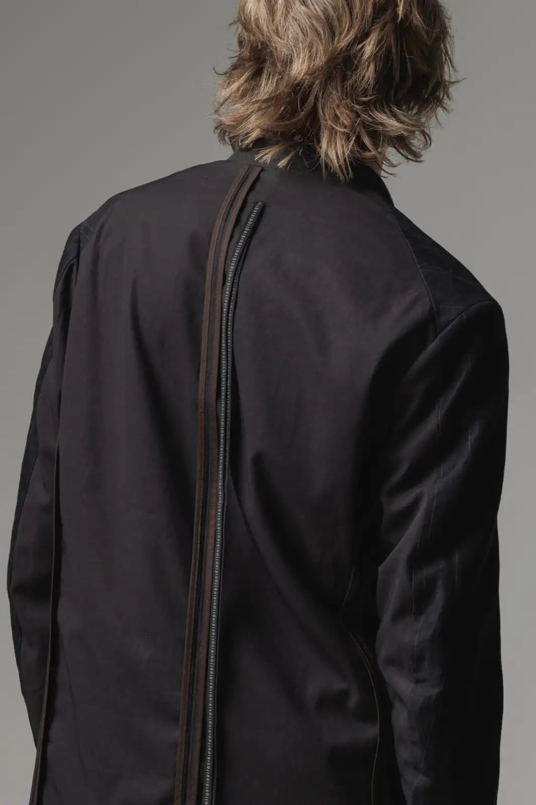 ジャケット コットン リネン ストライプ