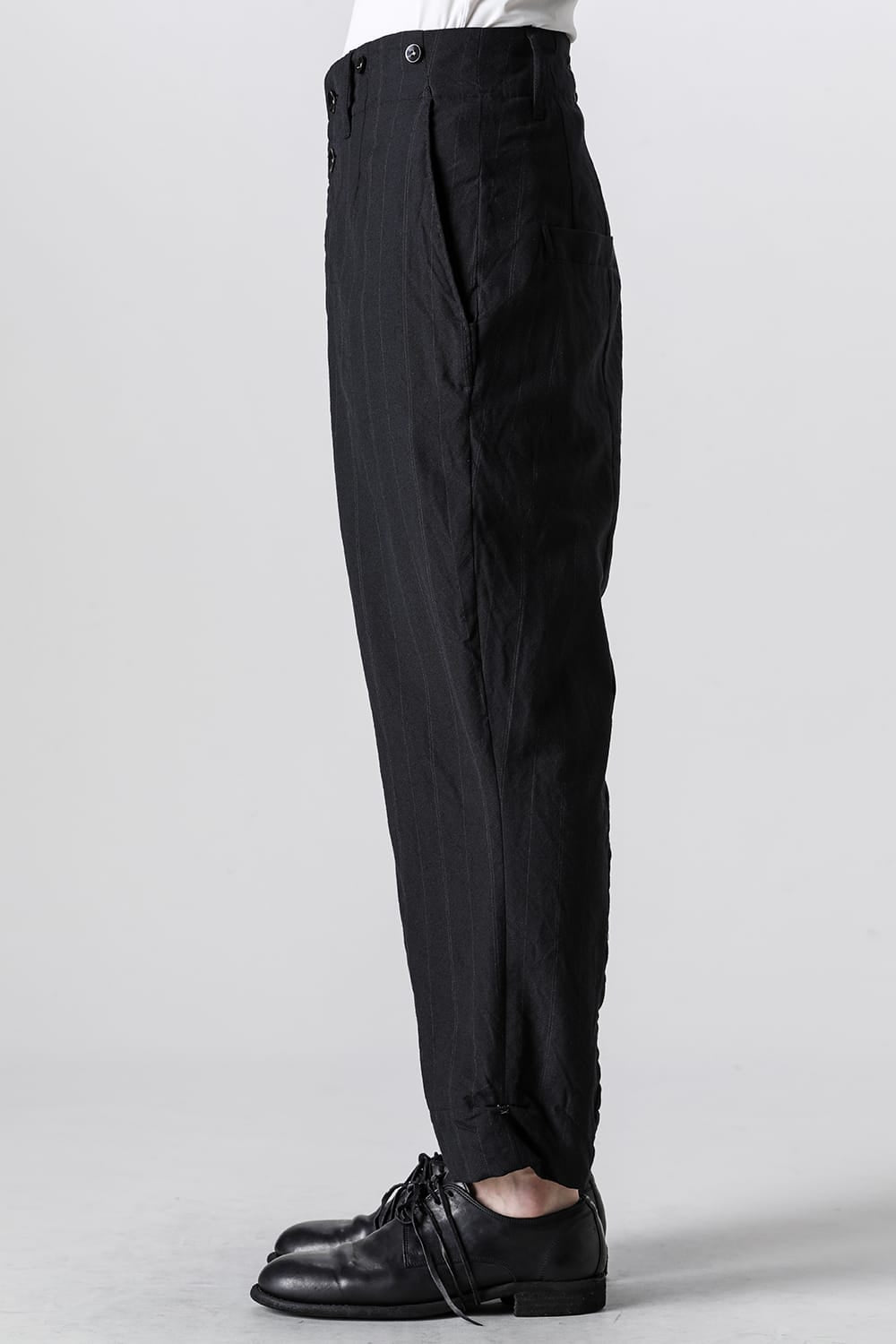 New Silhouette Trousers Stripe Serge Wool DRIFTER( ST ver.)