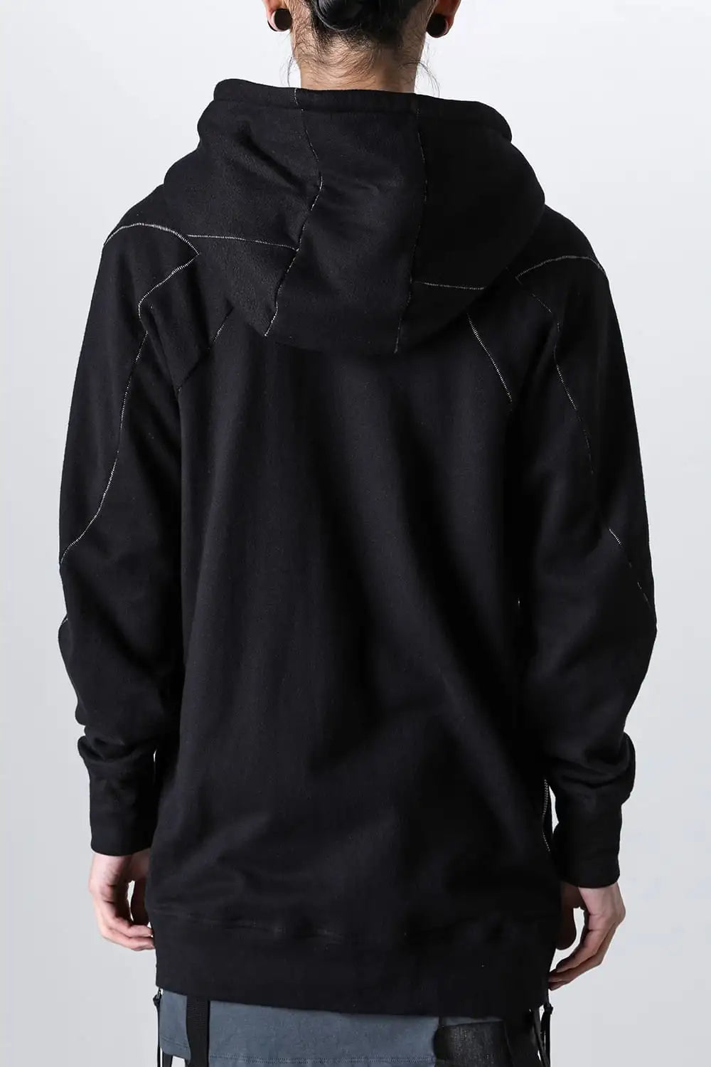 Untwisted Fleece-Lined Hooded Jacket