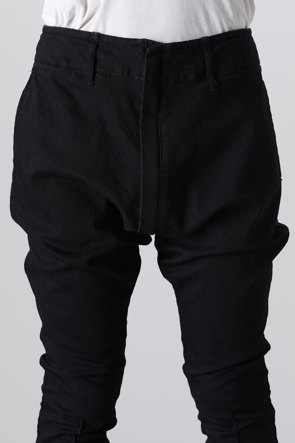 Organic Denim Darts SaruelPants Black