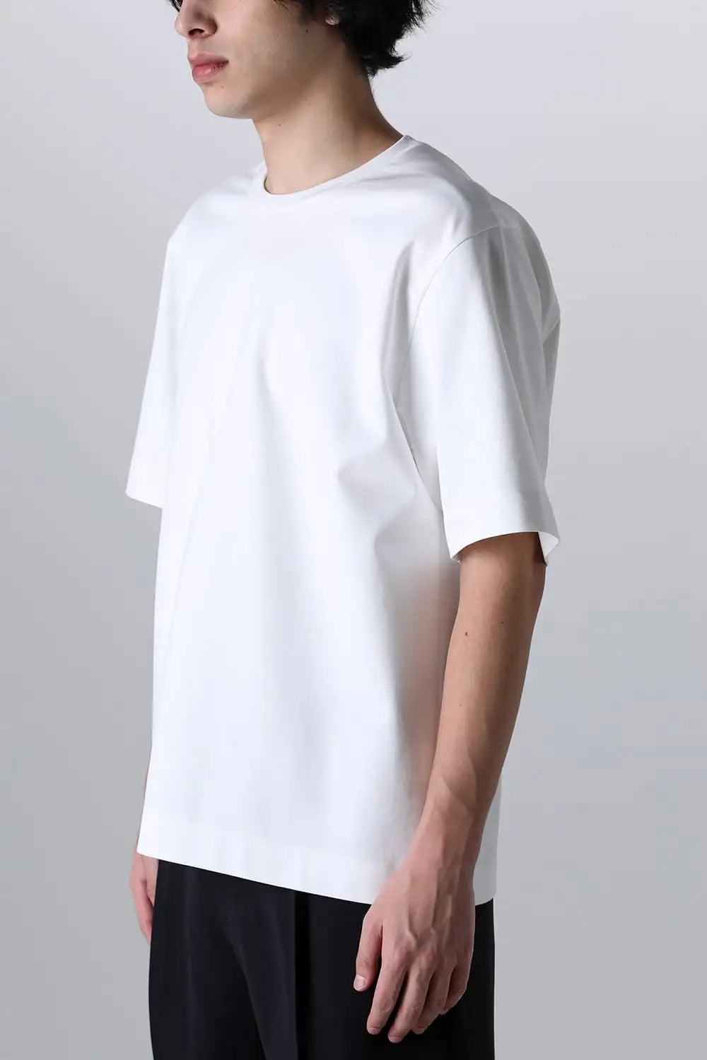 ショートスリーブTシャツ White × White cord