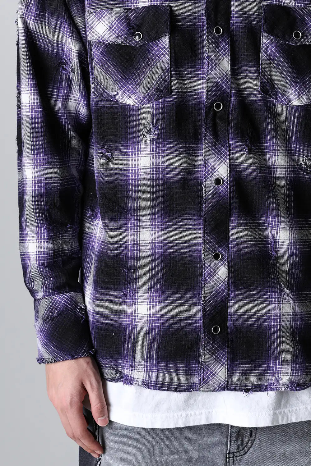 Western Shirt Purple