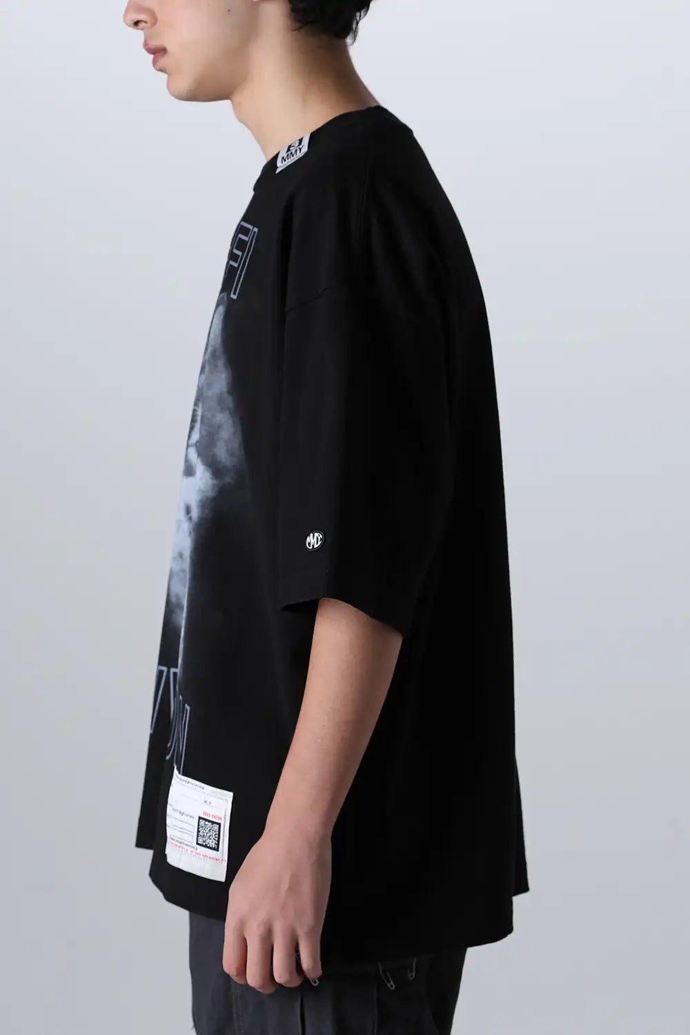 Dog Printed Tee Black