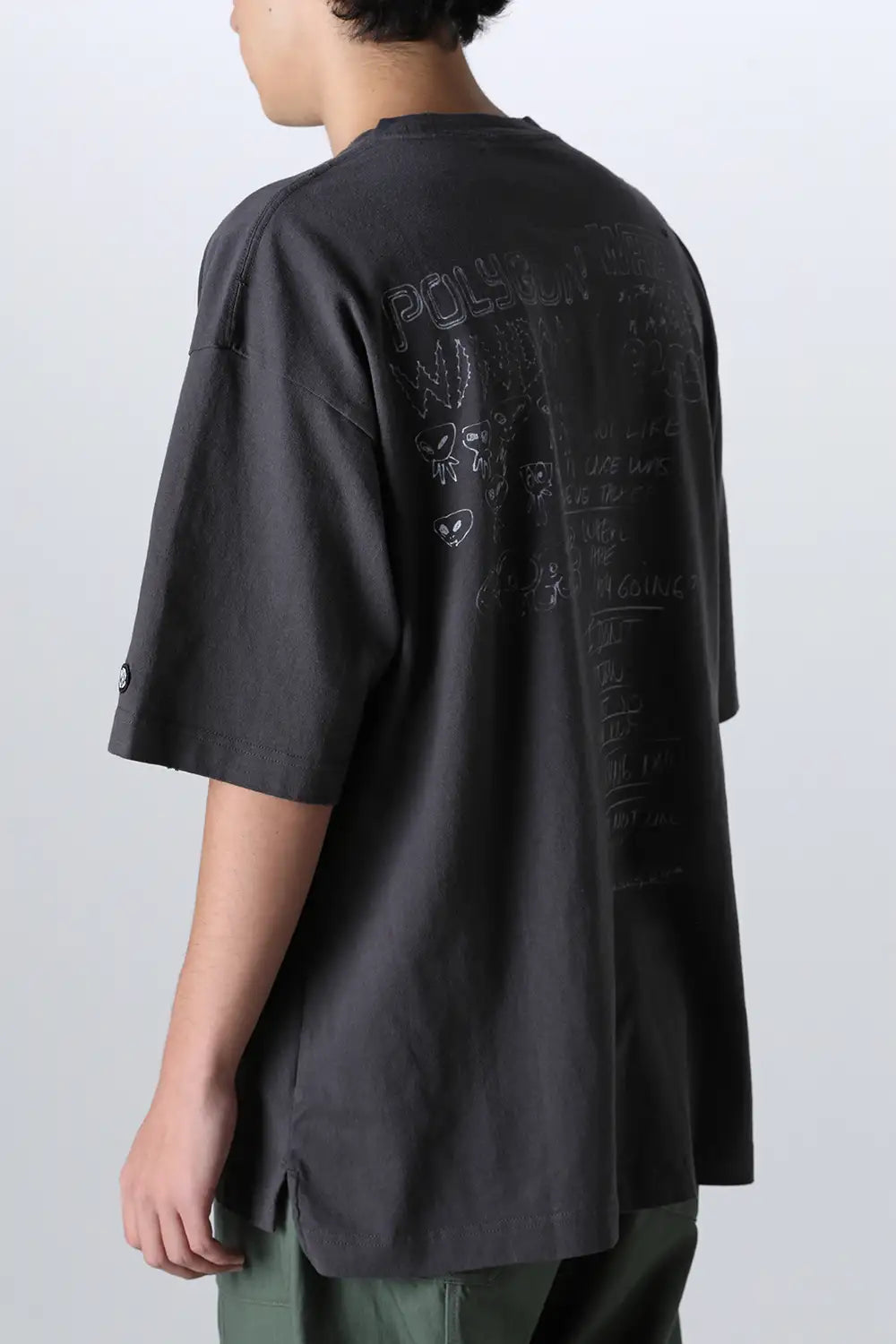 Distressed Tee Black