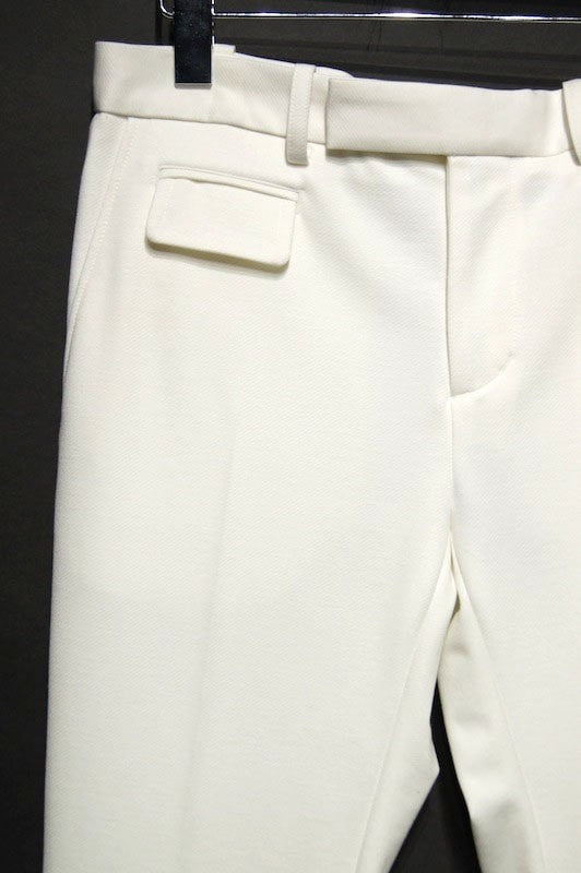 GalaabenD 15SS High Compact Lyocell Kersey Tapered Pants OFF  WHITE