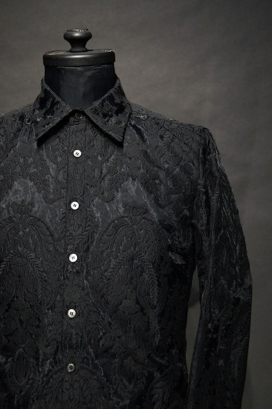 GalaabenD 16SS Organdy Rococo Embroidery Shirt