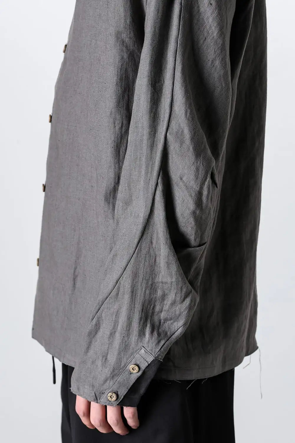 シャツ ルーズフィット ヘンプ Slate Gray