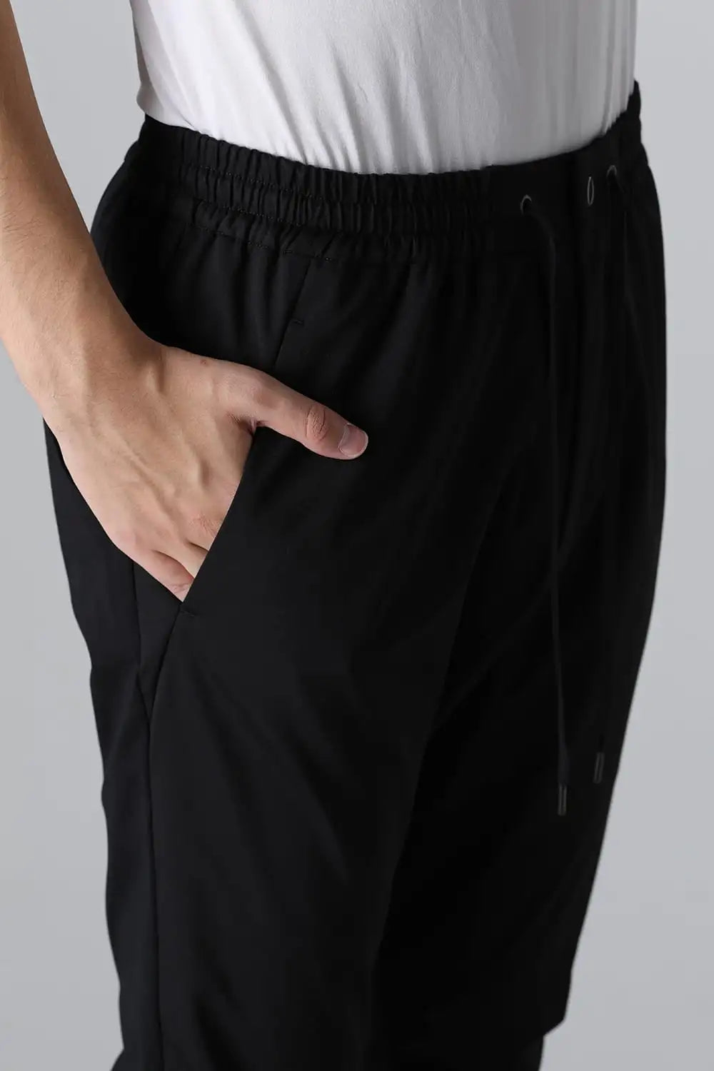 Slim pants water repellent polyester