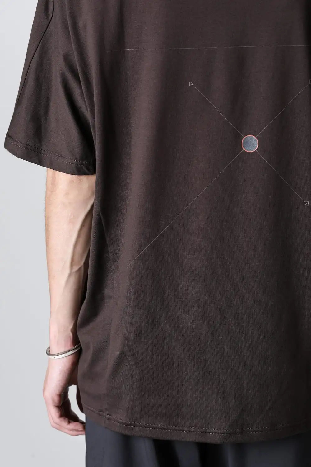 Short sleeve astronomy print B Brown