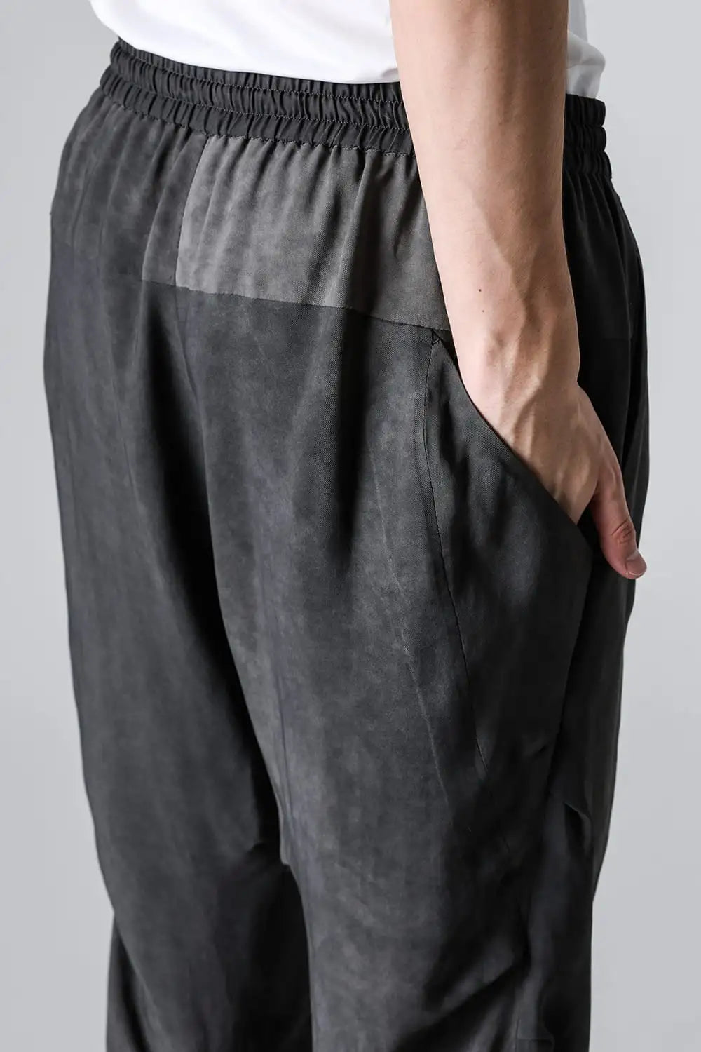 Jogger pants High twist viscose