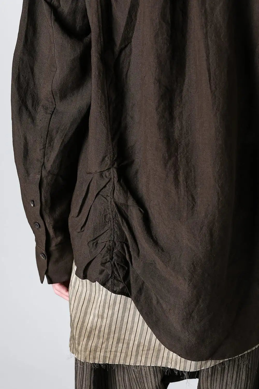 Layered Wrinkled Effect Shirt