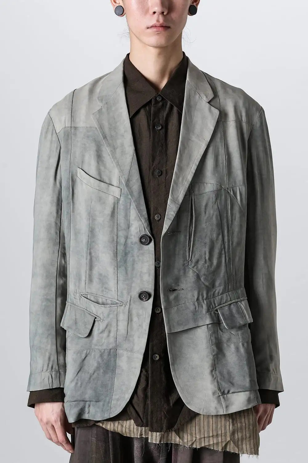 ルーズフィット 2ボタン ブレザー