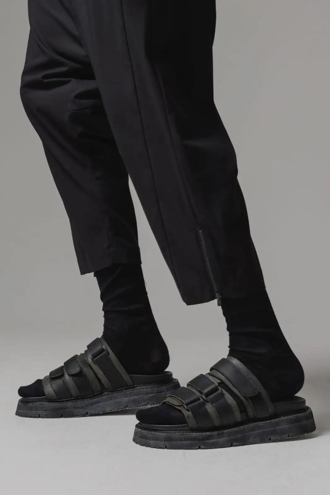 ドロップクロッチパンツ 60/2 コットン ギャバジン