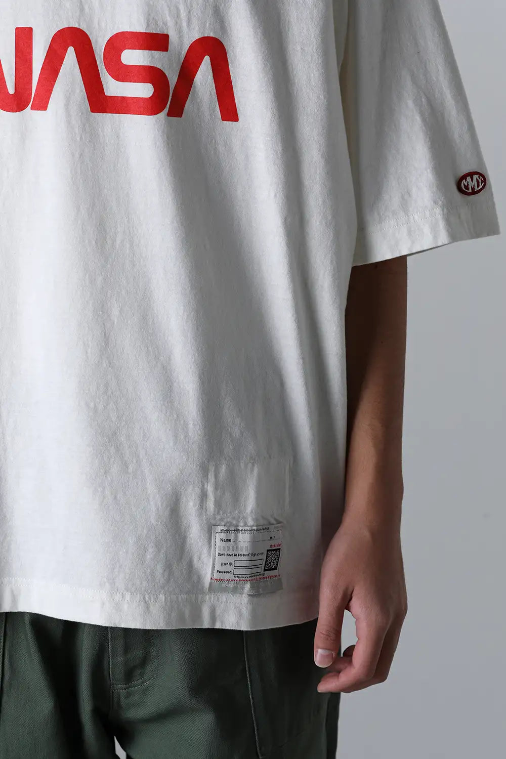 NASA Printed Tee White