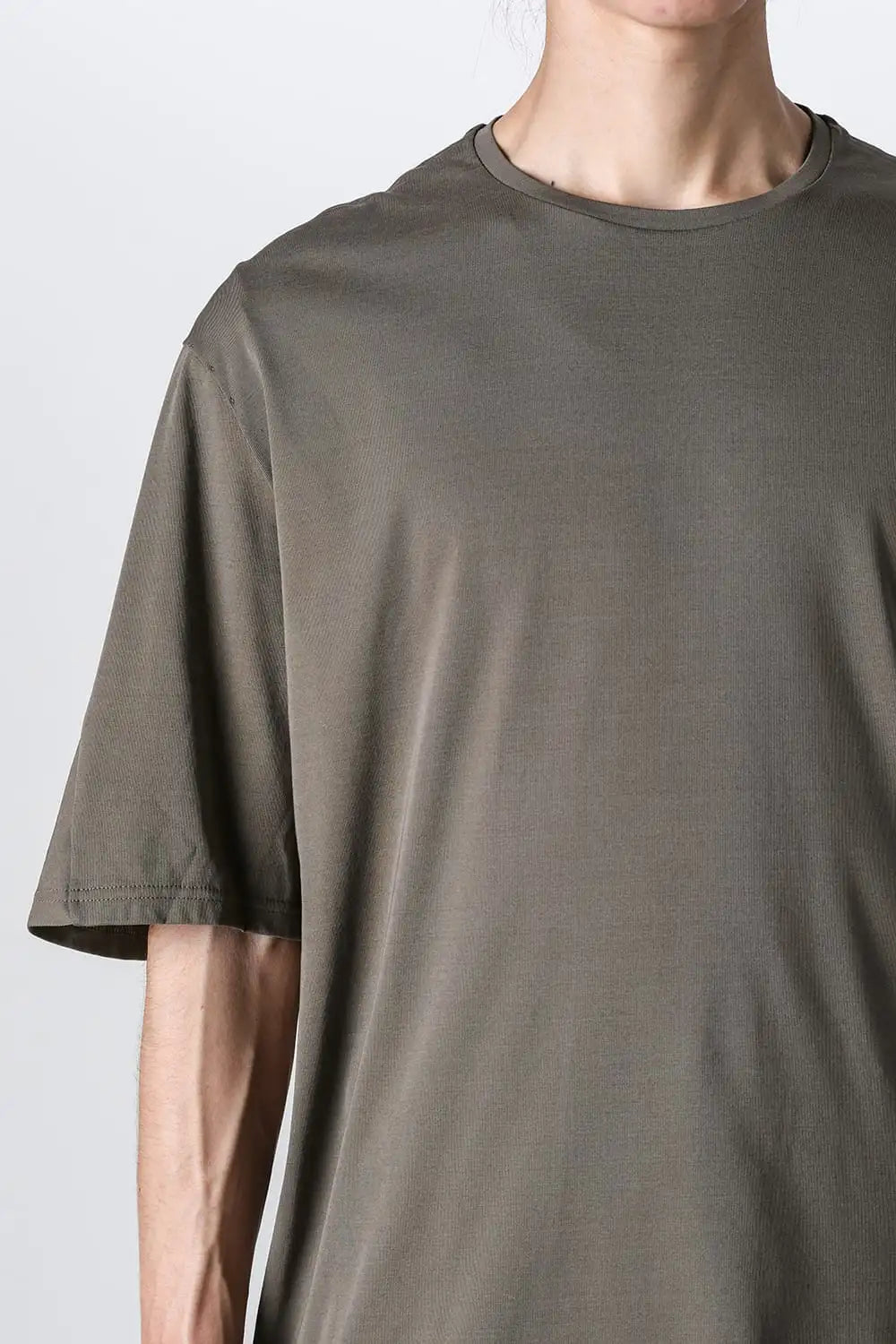 Short sleeve high gauge jersey Olive