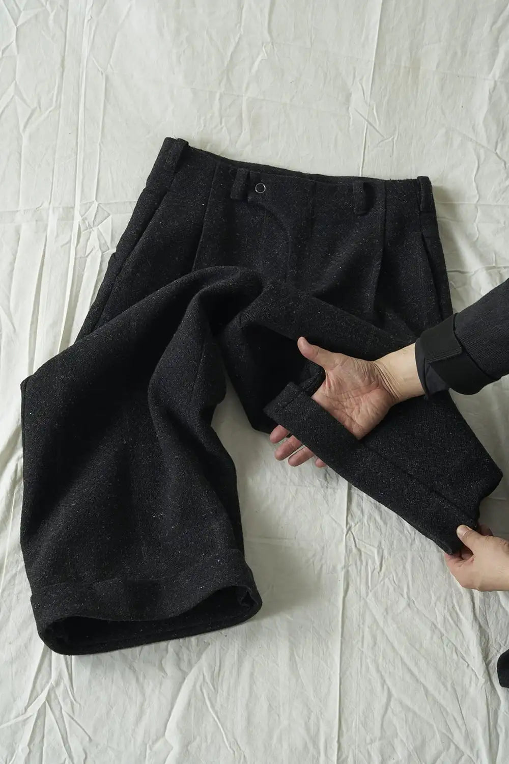 Baggy pants Shetland wool