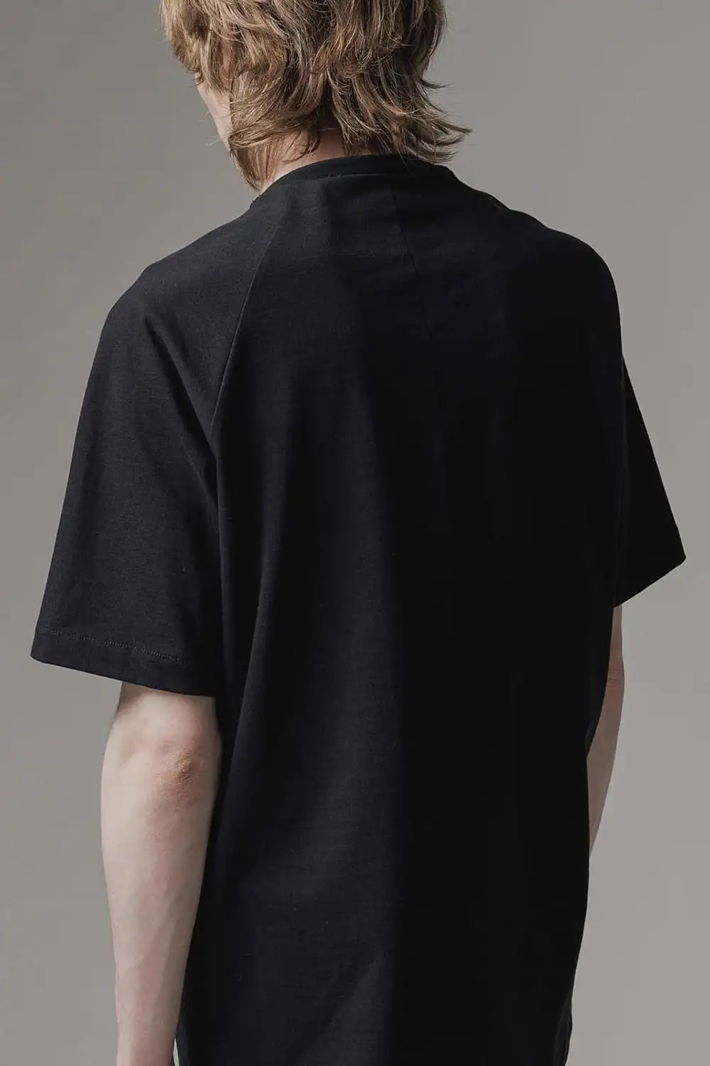 Short sleeve cotton jersey Black