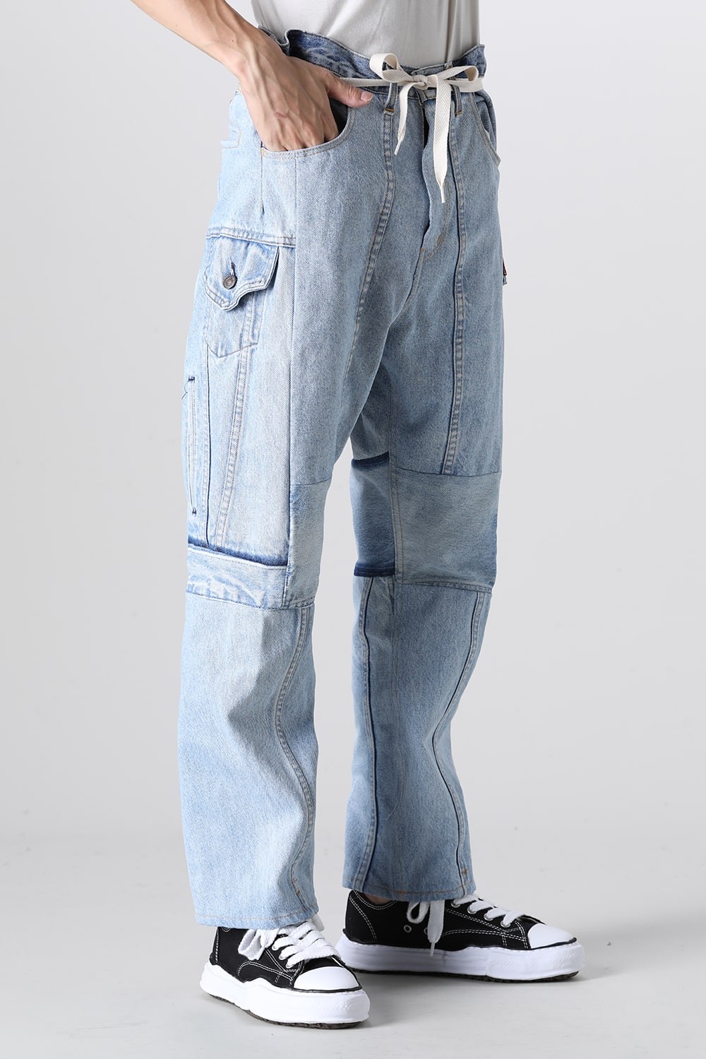 Denim Cargo Pants - M3