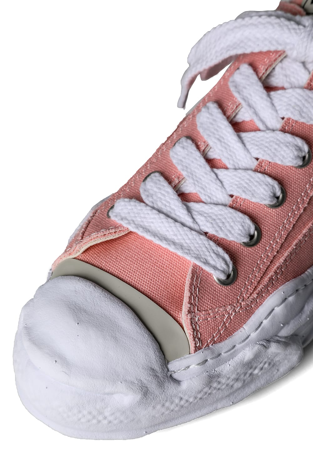 HANK Original sole Toe cap sneaker LOW canvas Pink