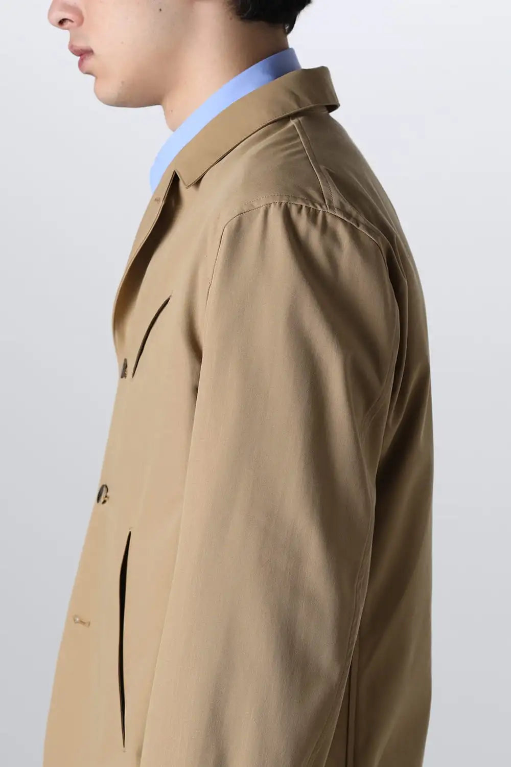 Slash Pocket Jacket Camel